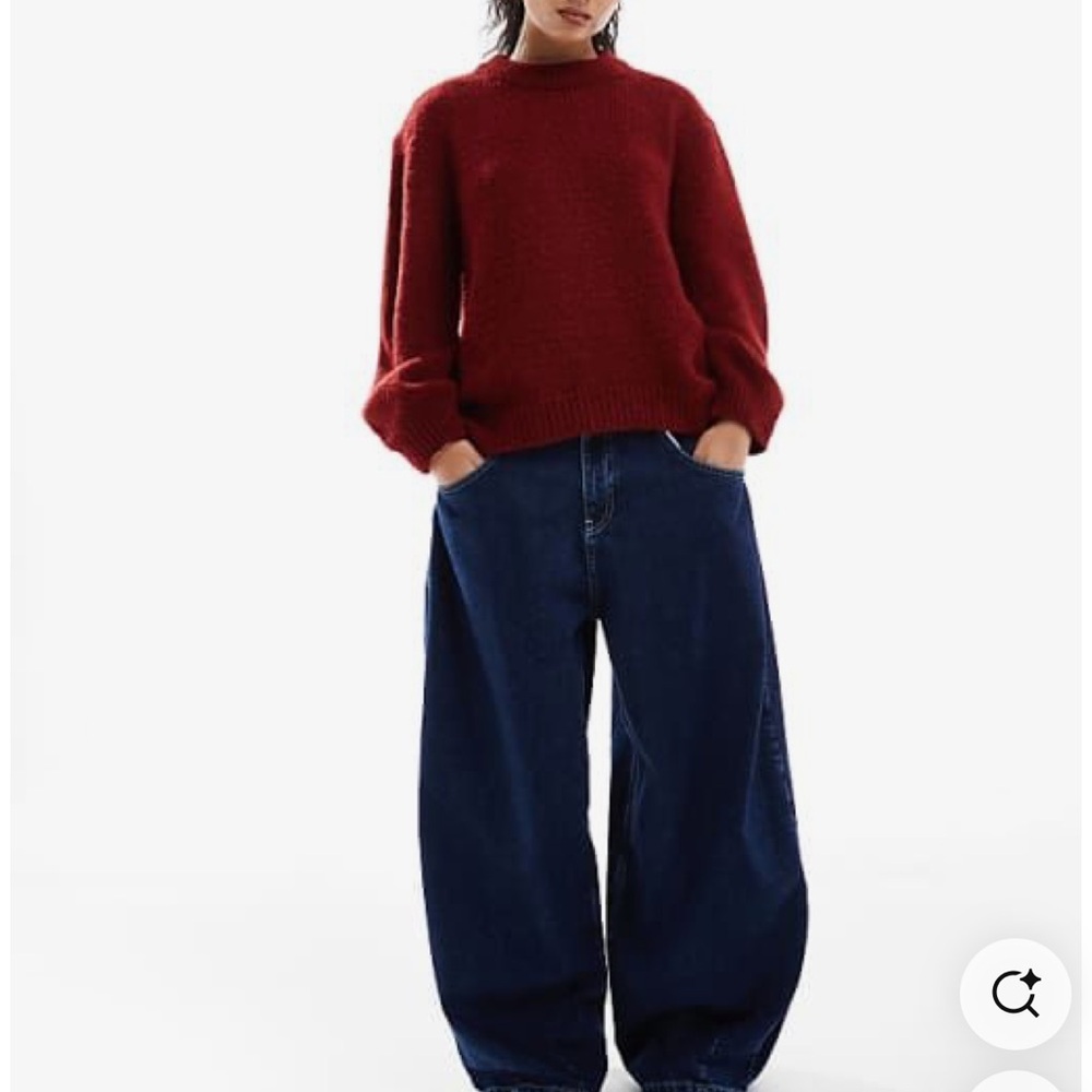 Zara  Red knit Sweater